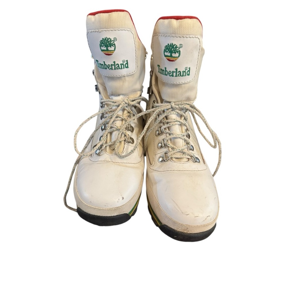Timberland Jamaica Bob Marley Cream Boots Rugged High-Tops Size 10